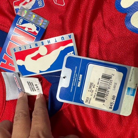 NBA Authentics Los Angeles Clippers Jersey, Brand 42, Large - Picture 6 of 6